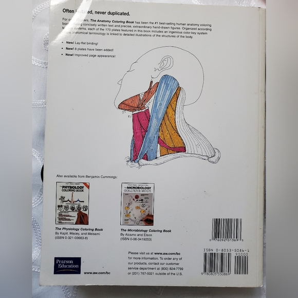 Free w/another purchase. The Anatomy Coloring Book. - Picture 4 of 4